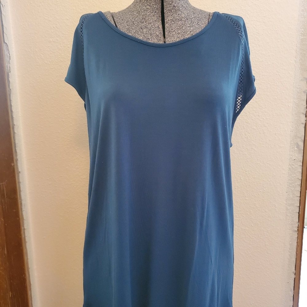 Dark turquoise dressy shirt